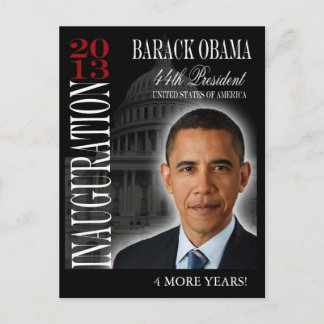 Obama Inauguration 2013 Commemorative Post Cards