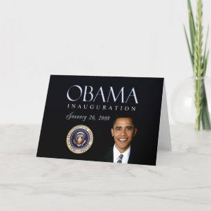 Obama Inauguration Card - Customised