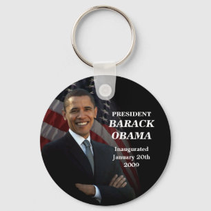 Obama Inauguration Celebration Key Ring