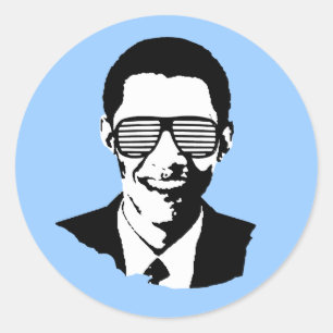 Obama Inauguration Classic Round Sticker
