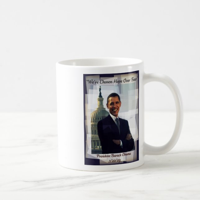 Obama Inauguration Day 2009 Collectable Mug (Right)