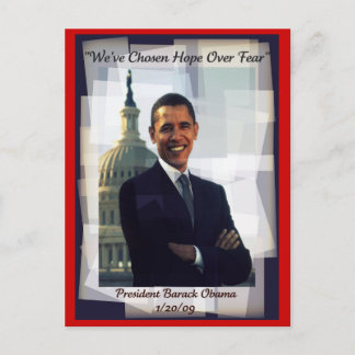 Obama Inauguration Day 2009 Souvenir Post Card