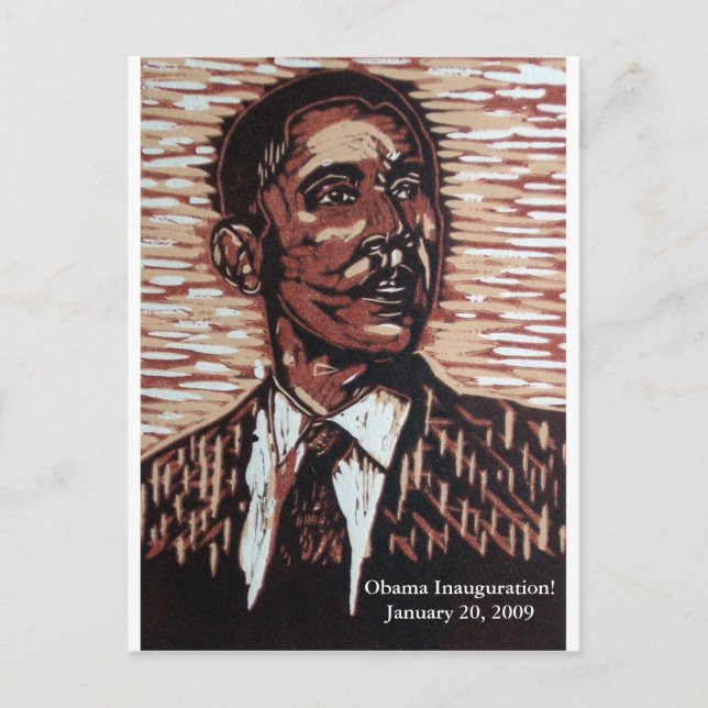 Obama Inauguration! January 20, 2009 Postcard (Front)