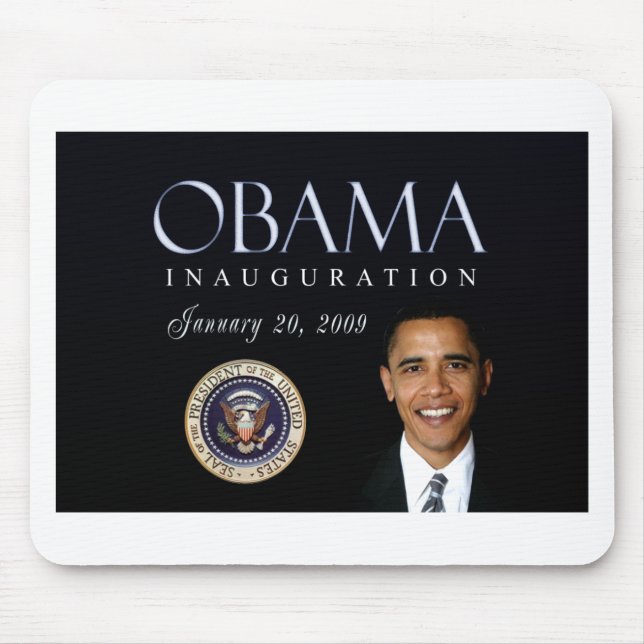 Obama inauguration mouse mat (Front)