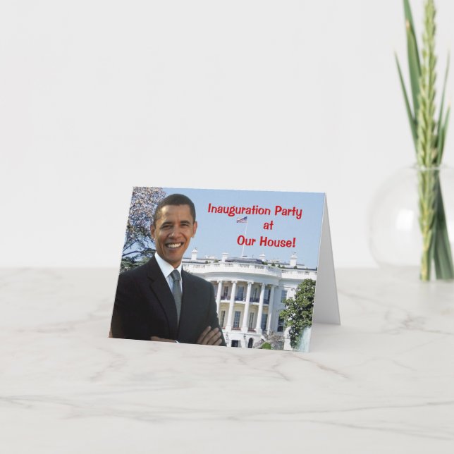 Obama Inauguration Party Invitation (Front)