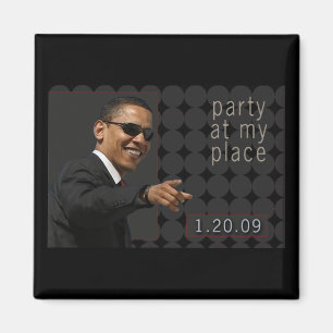 Obama Inauguration Party Invite - Magnet