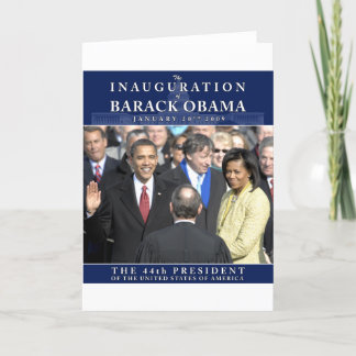 Obama Inauguration Photo Card