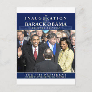 Obama Inauguration Photo Postcard