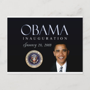 Obama inauguration postcard