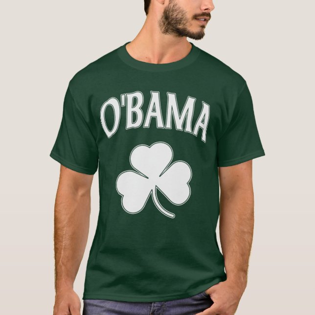 Obama Irish Shamrock T-Shirt (Front)