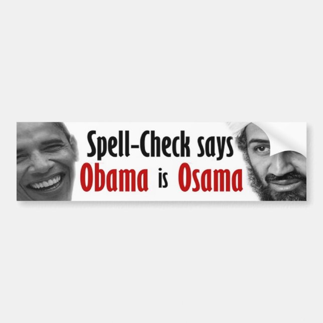 Obama is Osama Bumper Sticker (Front)