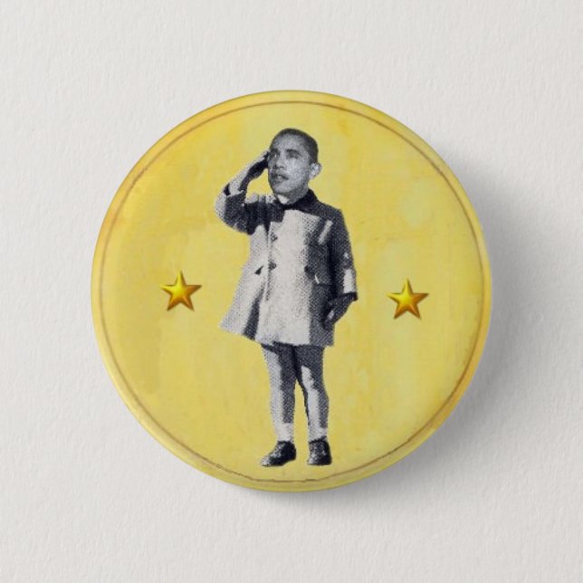 Obama-JFK, Jr. Gold Star pin (Front)