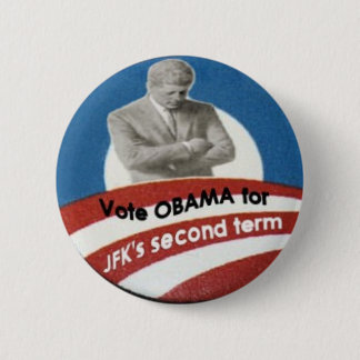 Obama / JFK Logo Button