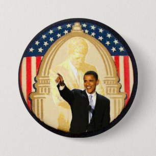 OBama/JFK Retro Style Button