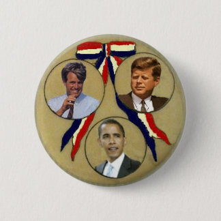 Obama/JFK/RFK Trigate Retro Button