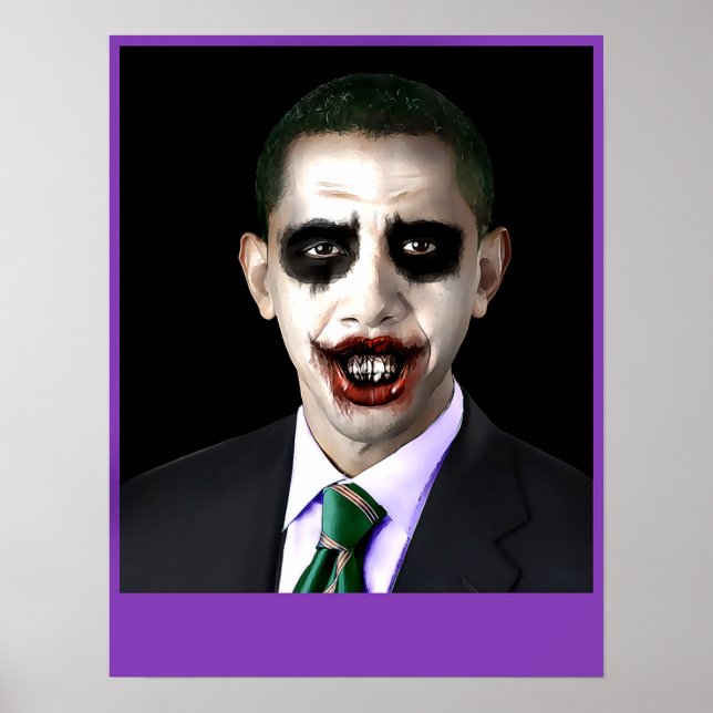 Obama Joker Customisable Poster (Front)