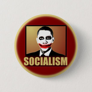 Obama Joker - Socialism 6 Cm Round Badge