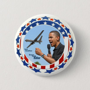 Obama: Just Another Drone Cold Killer 6 Cm Round Badge