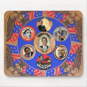 Obama Kaleidoscope Mousepad