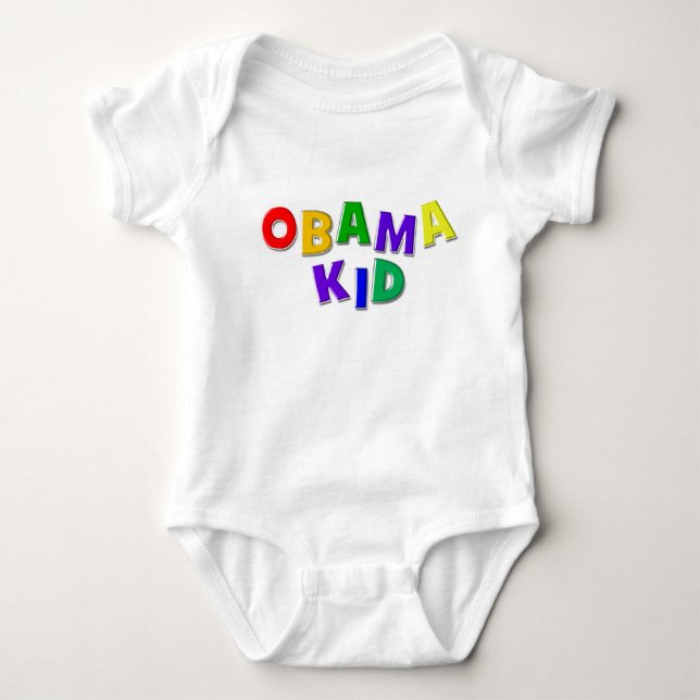 Obama kid baby bodysuit (Front)