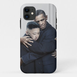 Obama Kim Jong Un North Korea Love iPhone 11 Case