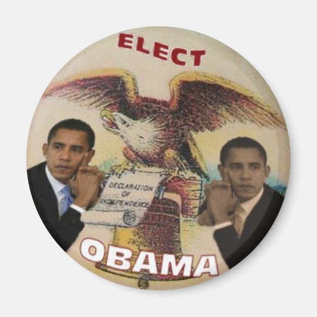 Obama Liberty Bell Magnet (Front)