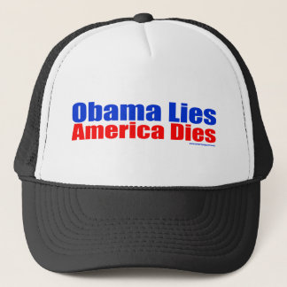 OBAMA LIES AMERICA DIES TRUCKER HAT