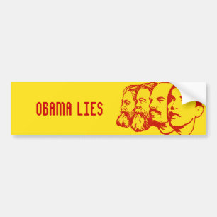 OBAMA LIES bumper sticker