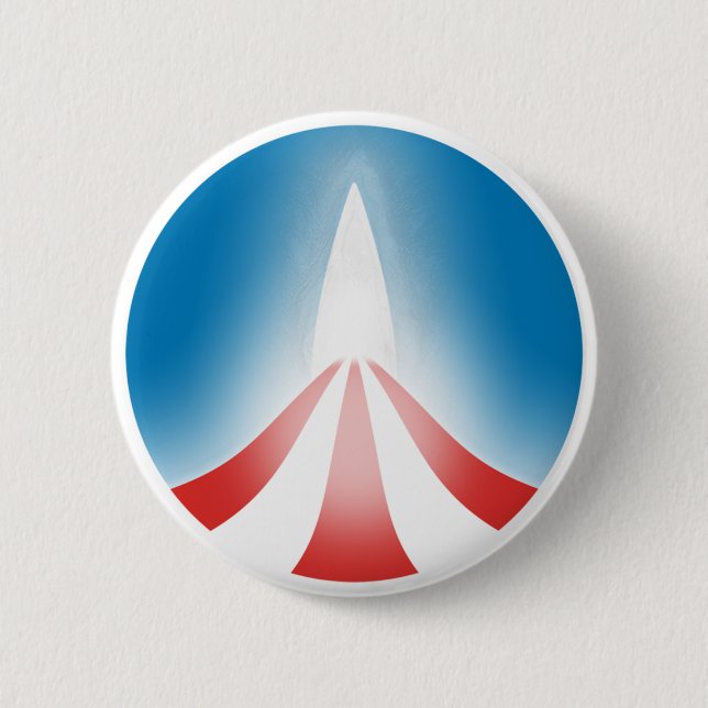 Obama Logo 6 Cm Round Badge (Front)
