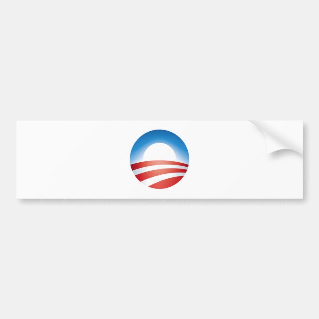 Obama Logo Bumper Sticker (Front)