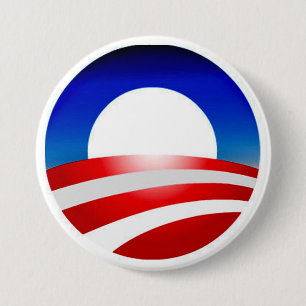 Obama Logo Design Zazzle Products 7.5 Cm Round Badge