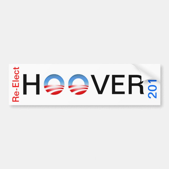 Obama Logo, Obama Logo, H , VER, Re-Elect, ... Bumper Sticker (Front)