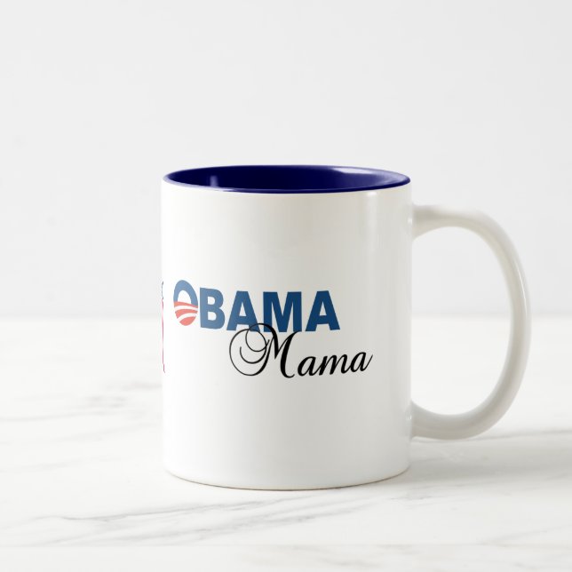 Obama Mama Logo Coffee Mug (Right)