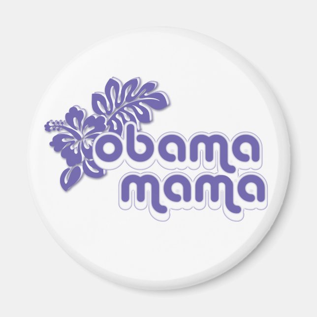 obama mama magnet (Front)