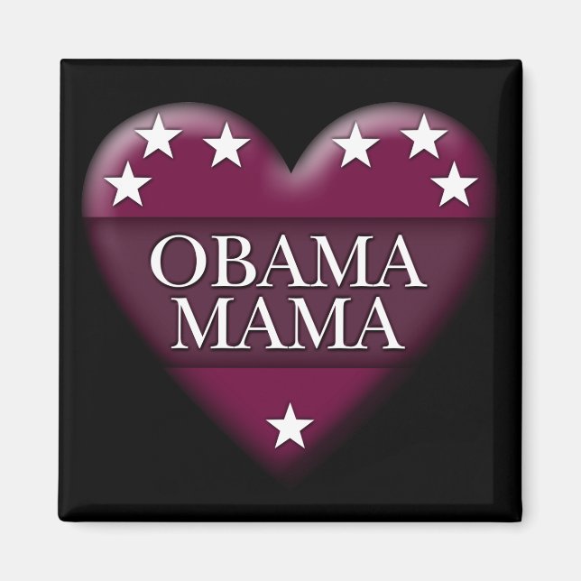obama mama magnet (Front)