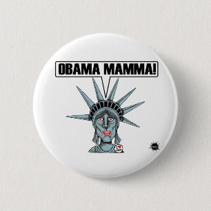 Obama Mamma Button