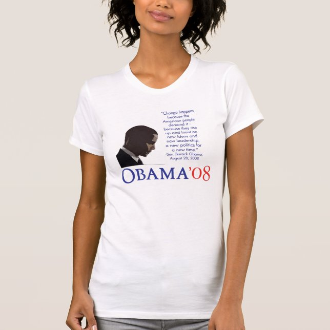 Obama Marathon Shirt - Women (Front)