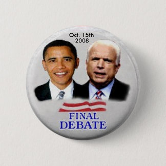 Obama/McCain Debate Button