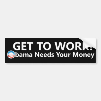 Obama Money Bumper Sticker
