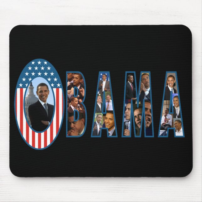 Obama Mouse Pad - Customised (Front)