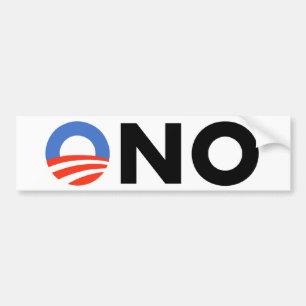 Obama No Bama Nobama Oh No Obama Bumper Sticker