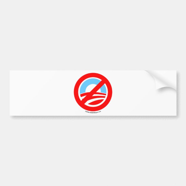 Obama No Logo Bumper Sticker (Front)