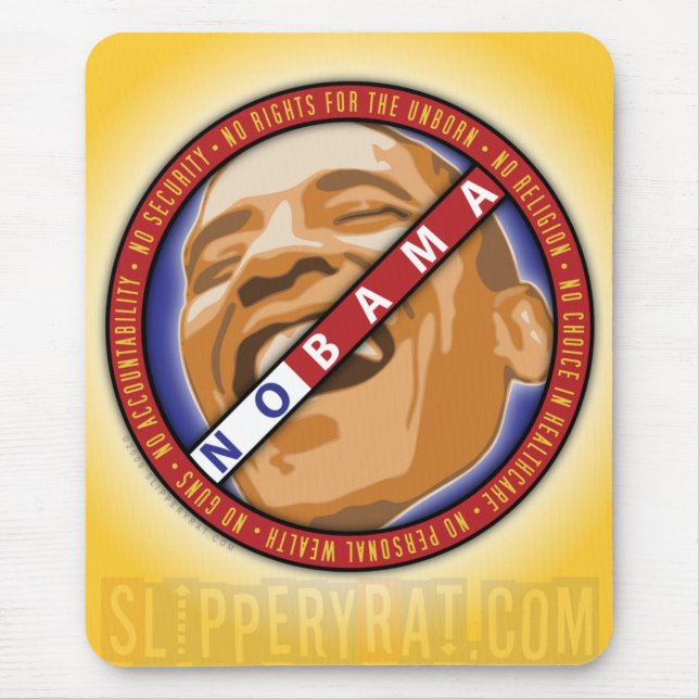 Obama “Nobama” Mousepad (Front)