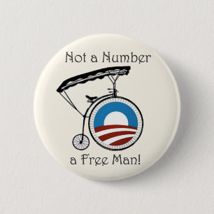 Obama Not a Number 6 Cm Round Badge