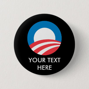 OBAMA_O_ 6 CM ROUND BADGE