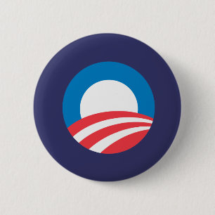 Obama O 6 Cm Round Badge