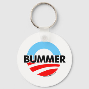 Obama O Bummer Logo Key Ring