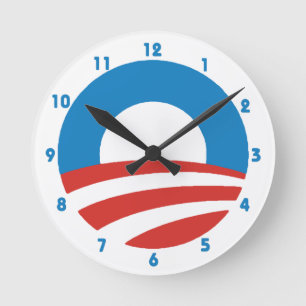 Obama 'O' logo Wall Clock