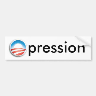 obama-o, pression bumper sticker