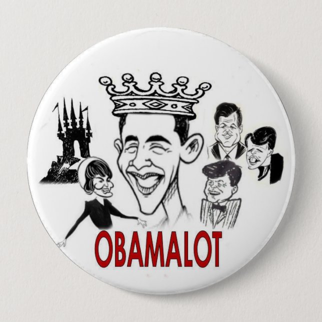 Obama Obamalot 4-Inch Button (Front)